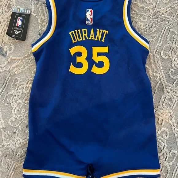 NWT Golden State Warriors jersey baby onesie 24m Kevin Durant #35 - Picture 2 of 3